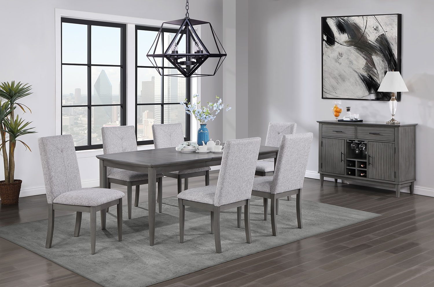 Ayana Extendable Dining Table - Grey
