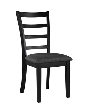 Natalia Chaise sans bras - noir