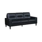 Verissimo Leather Sofa - Black