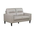 Verissimo Leather Loveseat - Latte