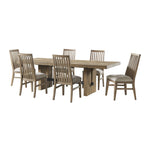 Landmark 7-Piece Extendable Dining Set - Brown, Beige