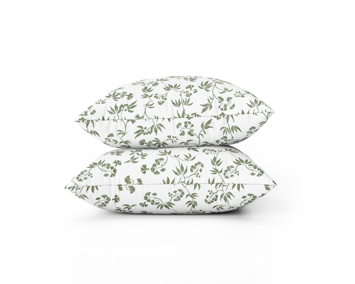 Cotton House 7-Piece King Comforter Set - Emerald Floral