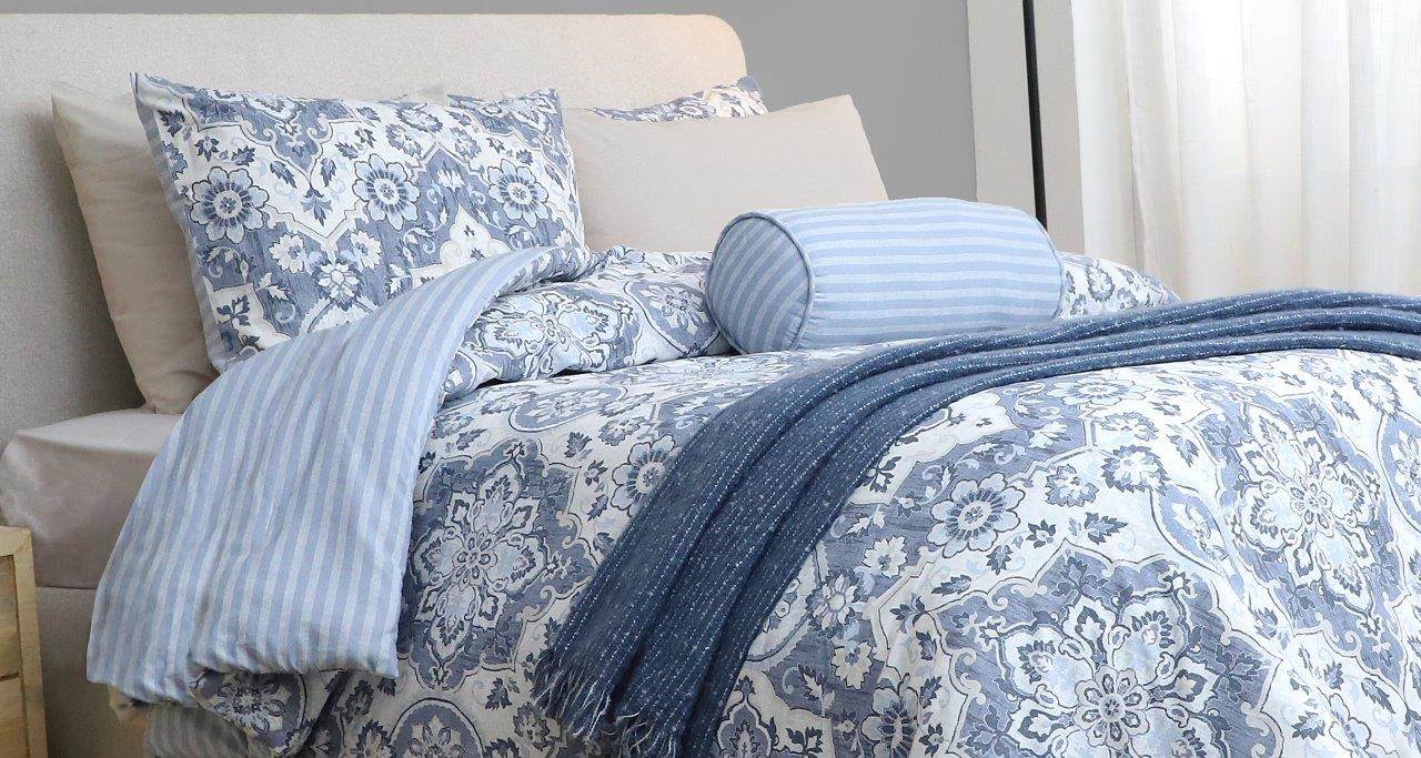 Cotton House 7-Piece King Comforter Set - Medallion