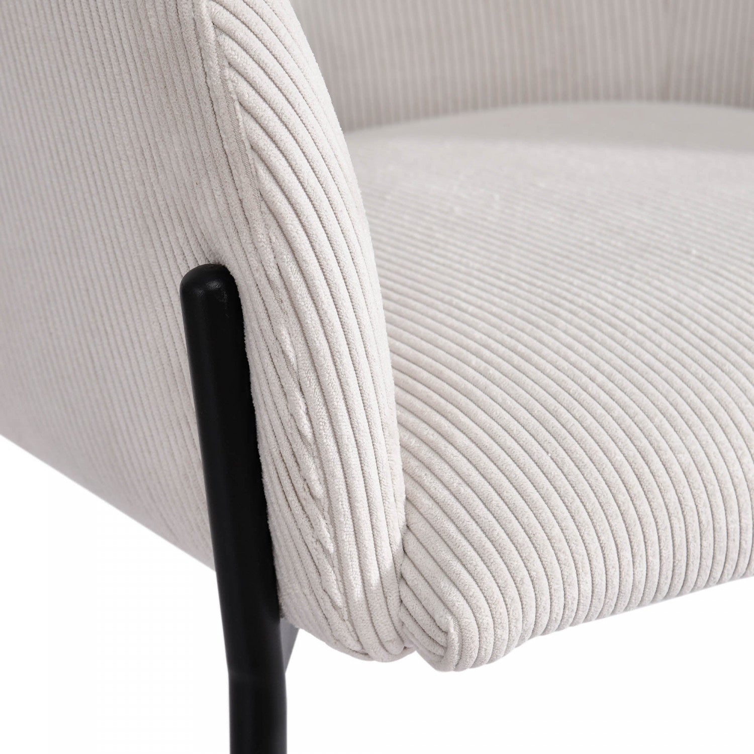 Celon Dining Chair - Corduroy White