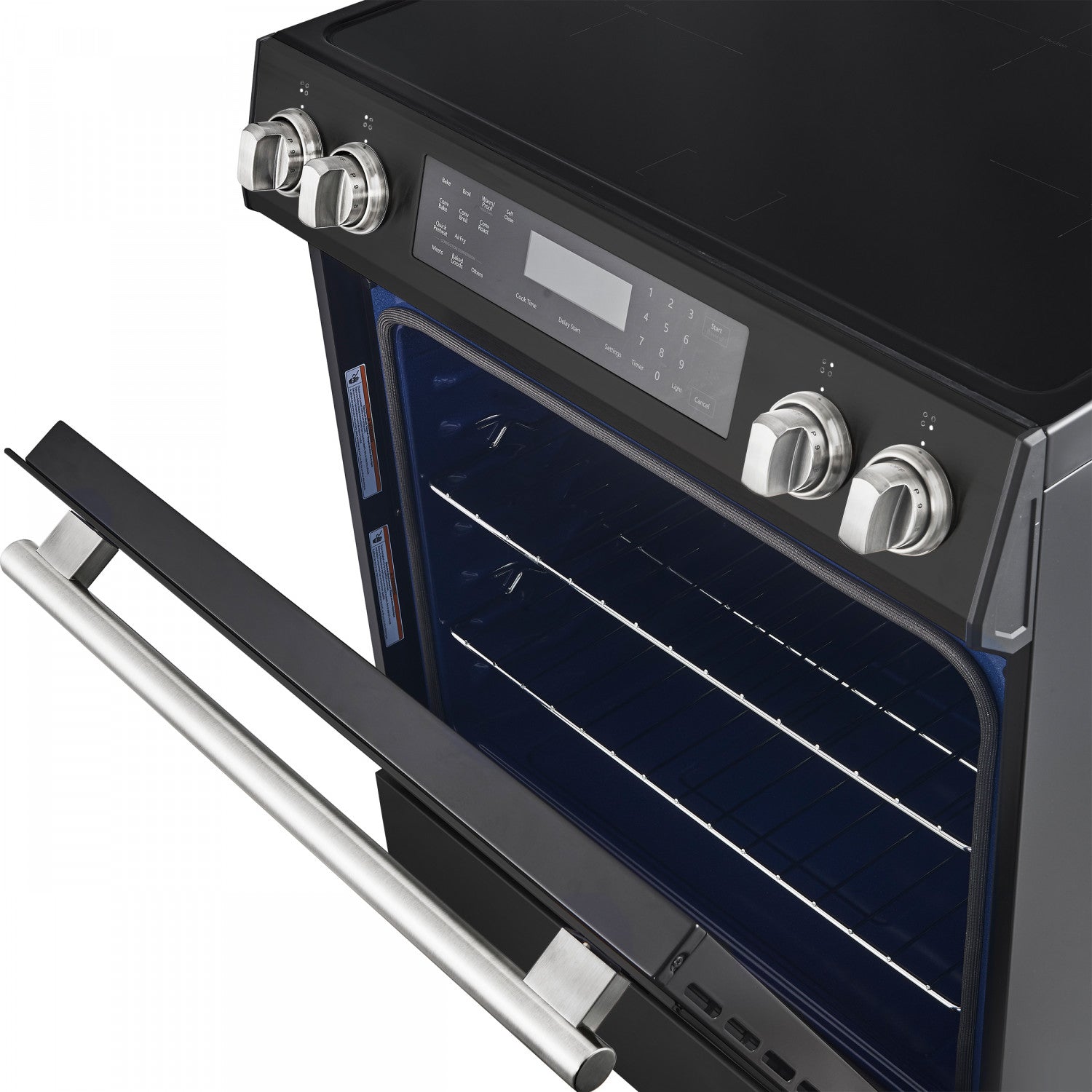 Forno Donatello Black Slide-in Induction Range with True Convection (5.0 Cu. Ft.) - FFSIN0905-30BLK