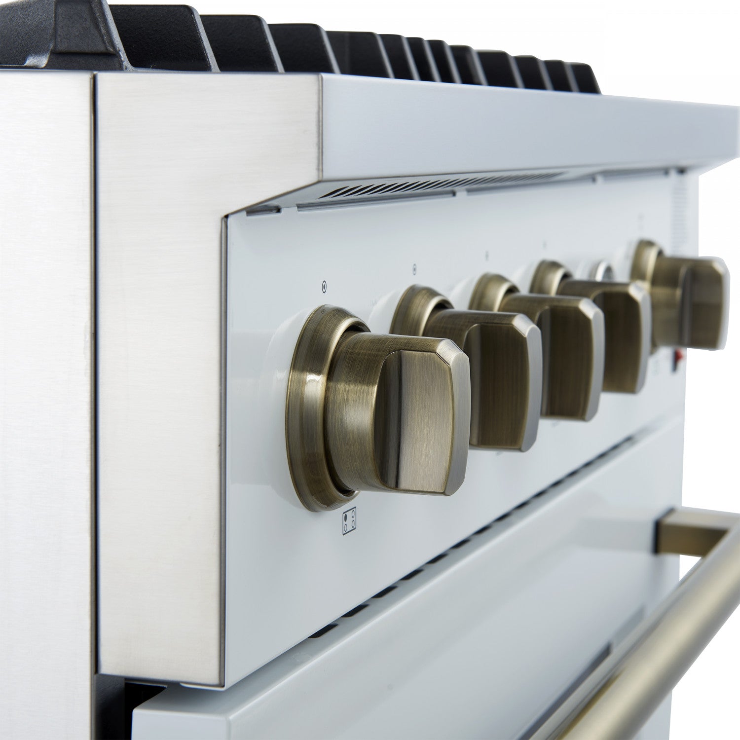 Forno Marco 30" White Freestanding Gas Range (4.32 Cu. Ft.) - FFSGS6277-30WHT