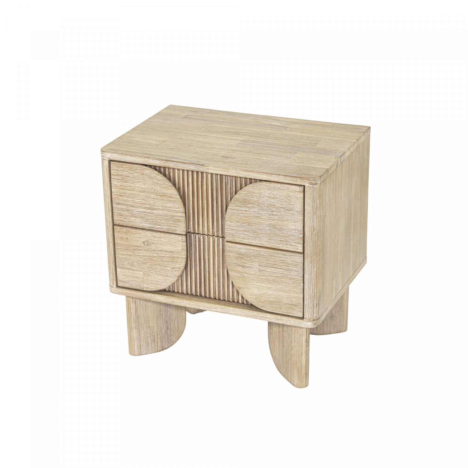 Lofva Night Table - Light Brown/Beige