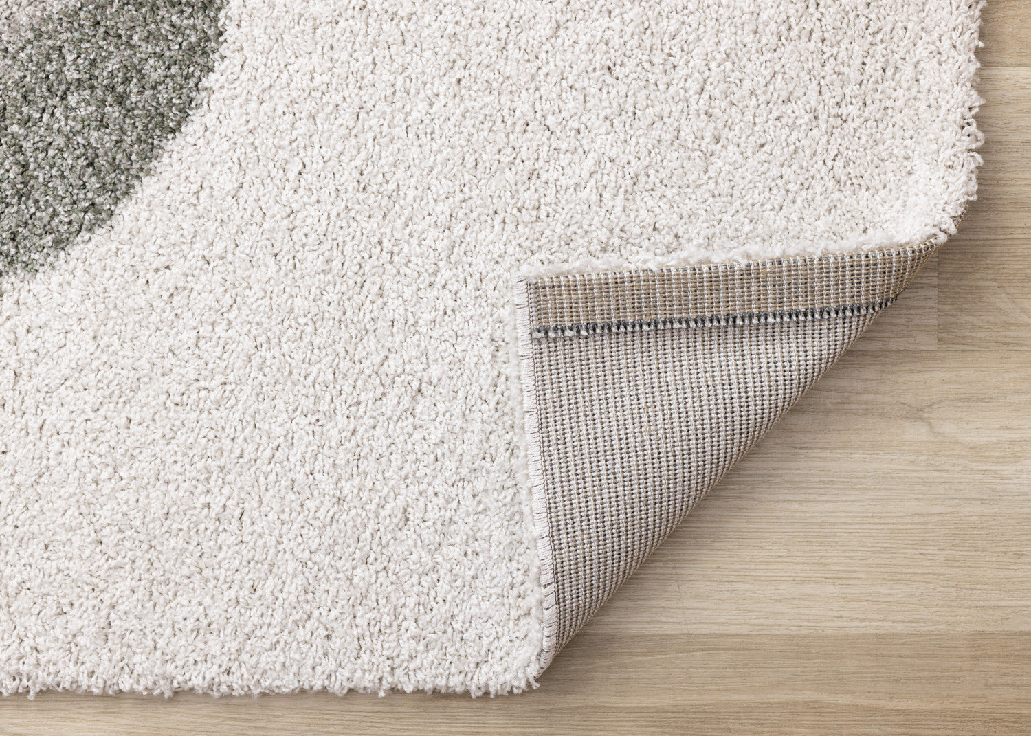 Misha Modern Geometric Area Rug - 5' X 8' - White/Grey