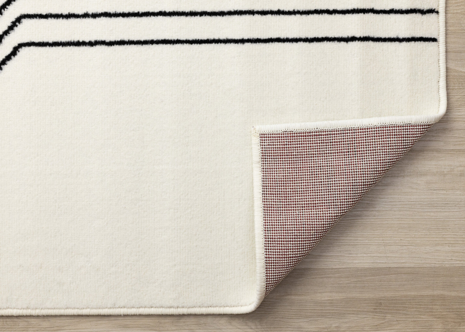 Functional Modern Soundwaves Area Rug - 5' X 8' - White/Black