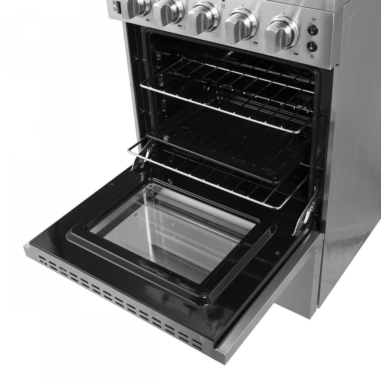 Forno Loiano 24" Stainless Steel Freestanding Electric Range (2.3 Cu. Ft.) - FFSEL6099-24