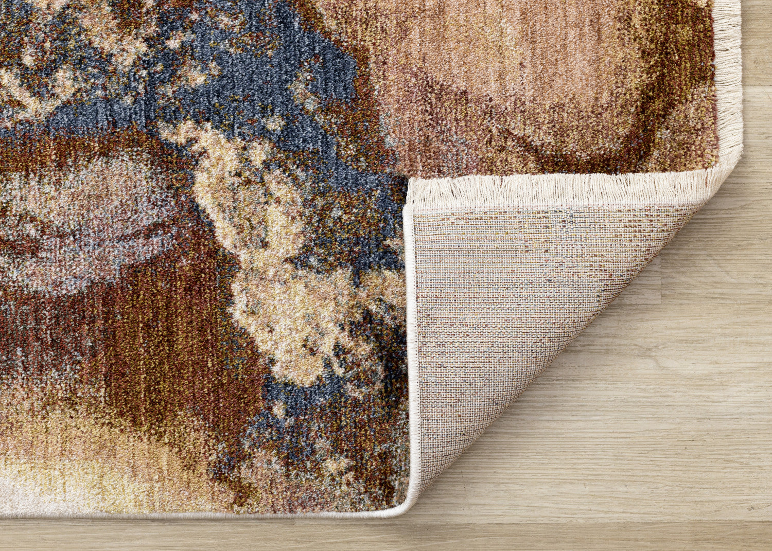 Micah Modern Galaxy Area Rug - 8' X 11' - Cream/Grey/Blue