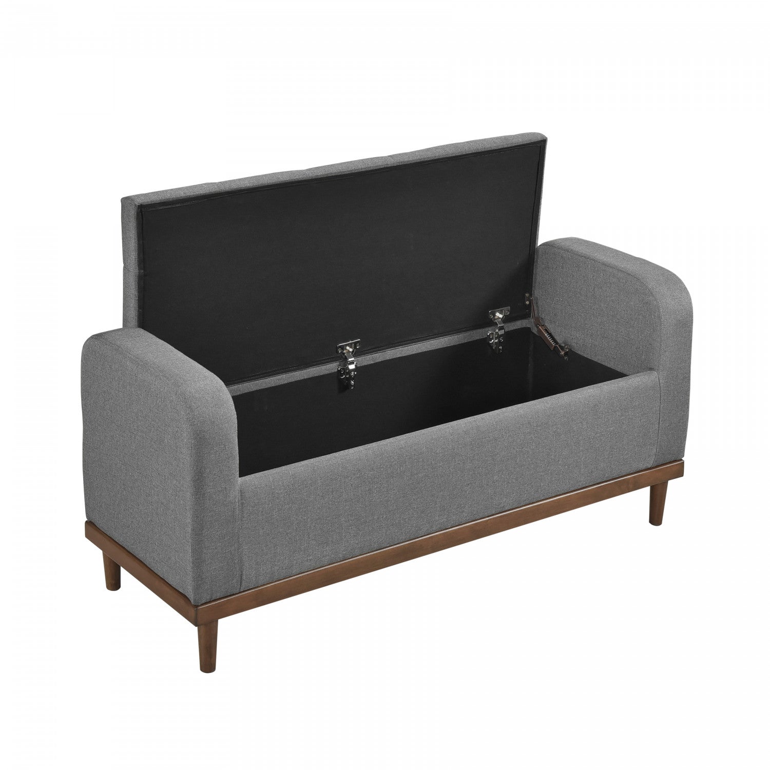 Elayne Ottoman Bench - Grey