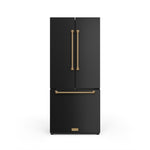 Thor Kitchen - Gordon Ramsay Collection 30" 17.5 Cu. Ft. Matte Black Counter-Depth French Door Refrigerator with Ice Maker - RF3017FFD00-BRZ