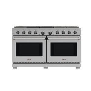Thor Kitchen Cuisinière au gaz autonome 9,6 pi³ acier inoxydable LRG60E