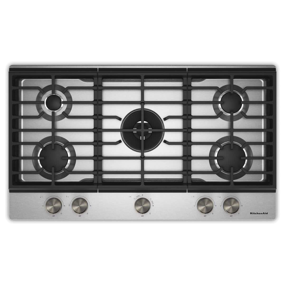 KitchenAid Stainless Steel Gas Cooktop - KCGK536SSS