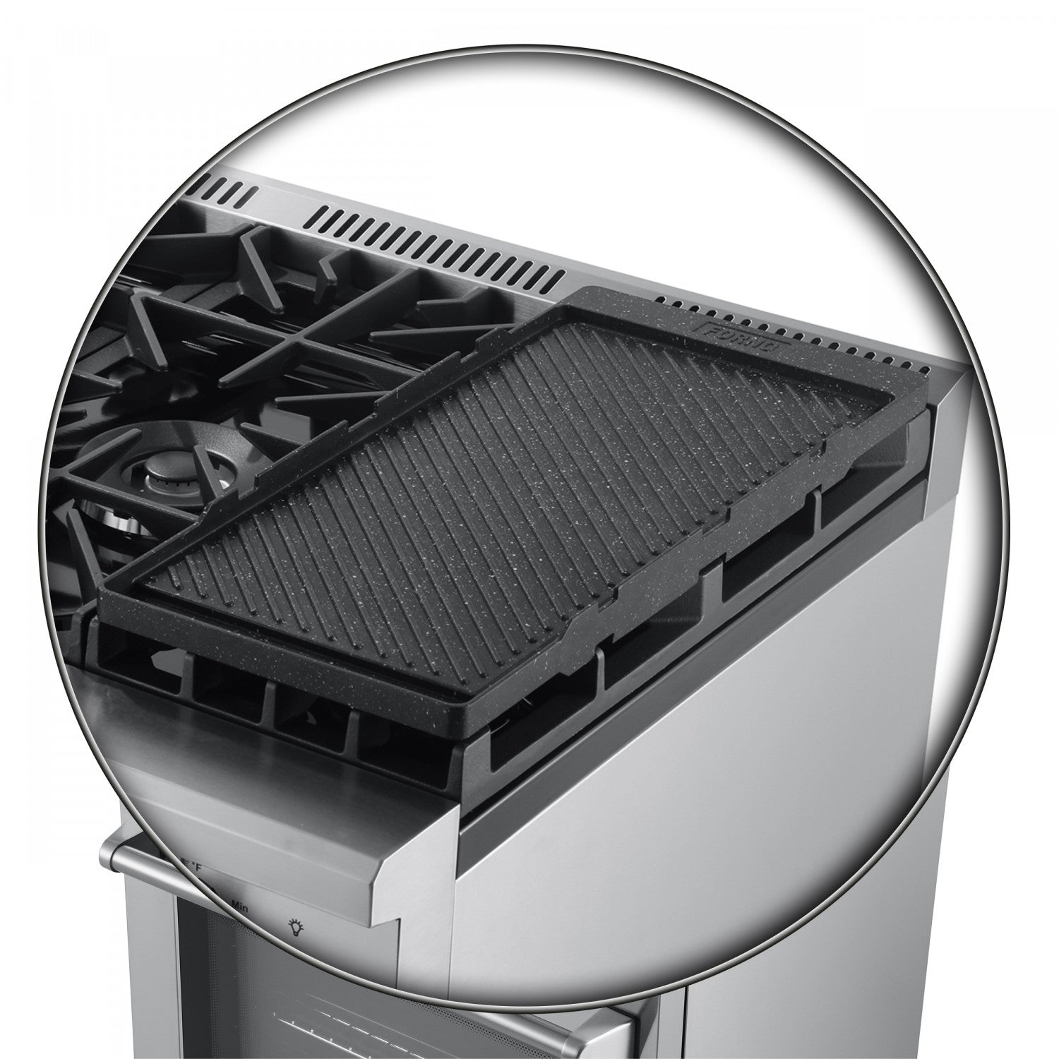 Forno Lazio Stainless Steel Dual Fuel Range with True Convection and Air Fry (4.32 Cu. Ft.) - FFSGS6196-30