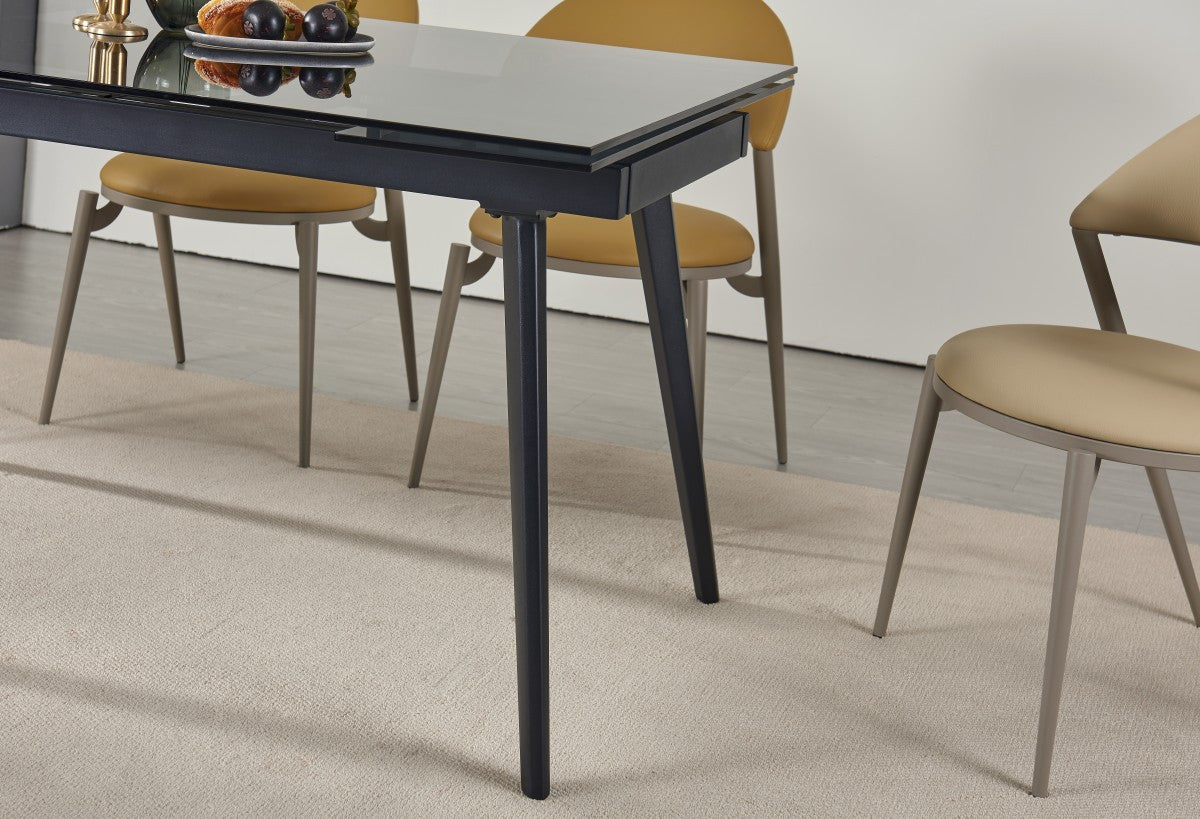 Makena Extendable Dining Table - Black