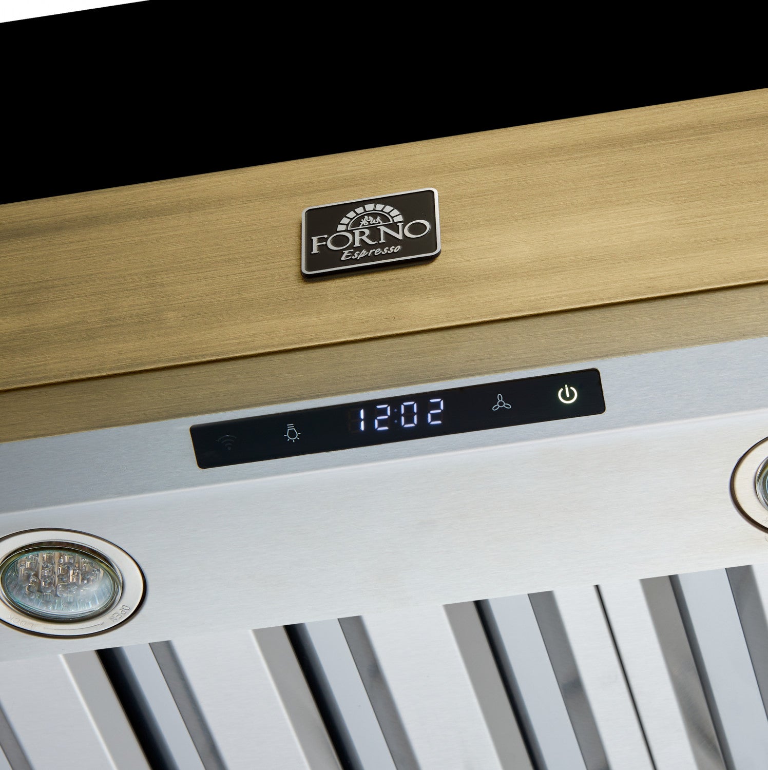 Forno Vittorio Black 48" 600 CFM Wall Mounted Range Hood - FRHWM5078-48BLK