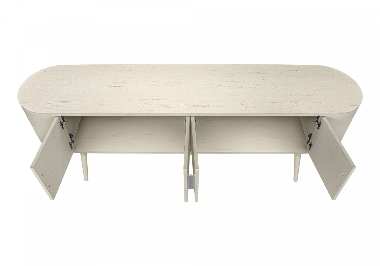 Lunar 71" TV Stand - White