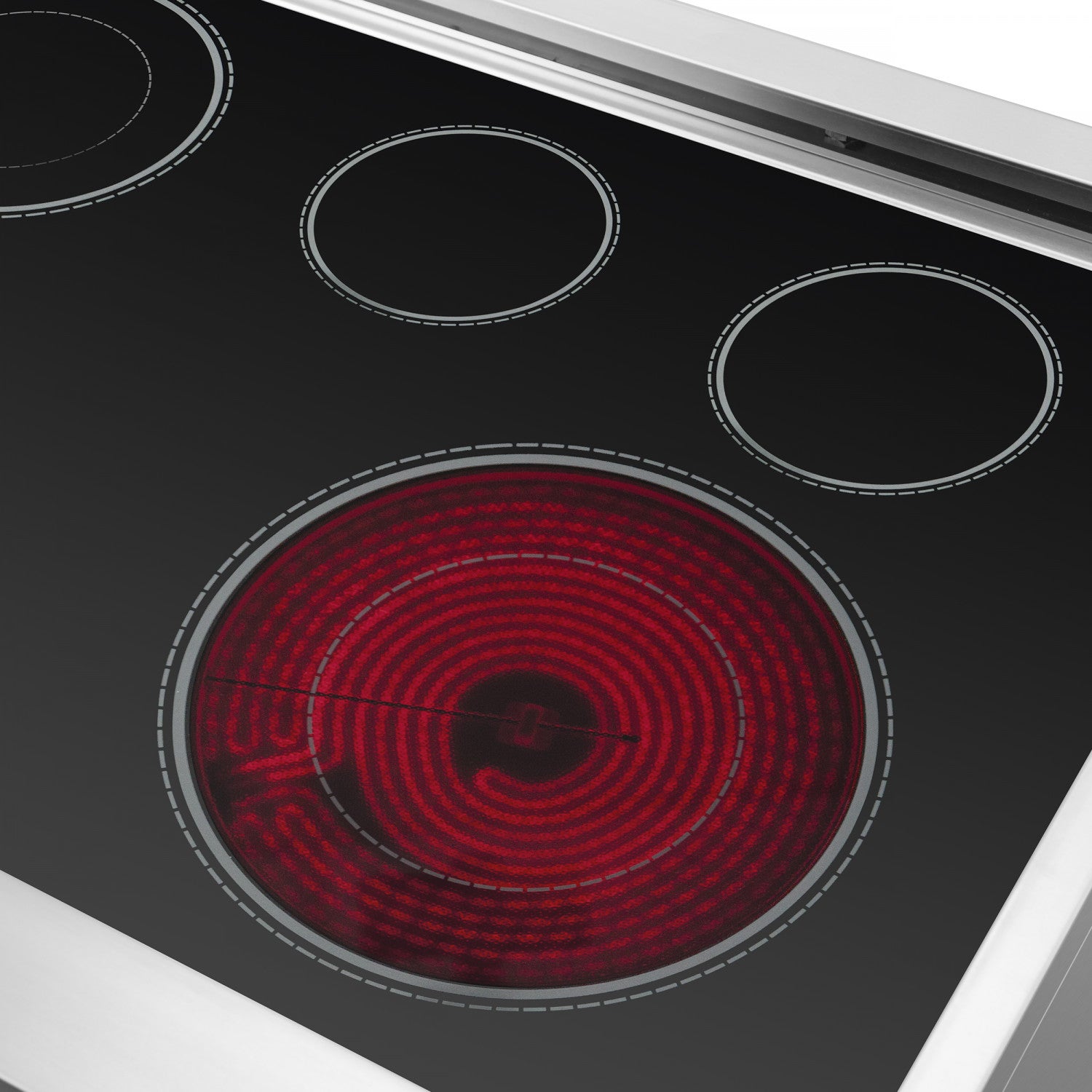 Forno Massimo 36" Stainless Steel French Door Electric Range with True Convection and Air Fry (5.36 Cu. Ft) - FFSEL6955-36