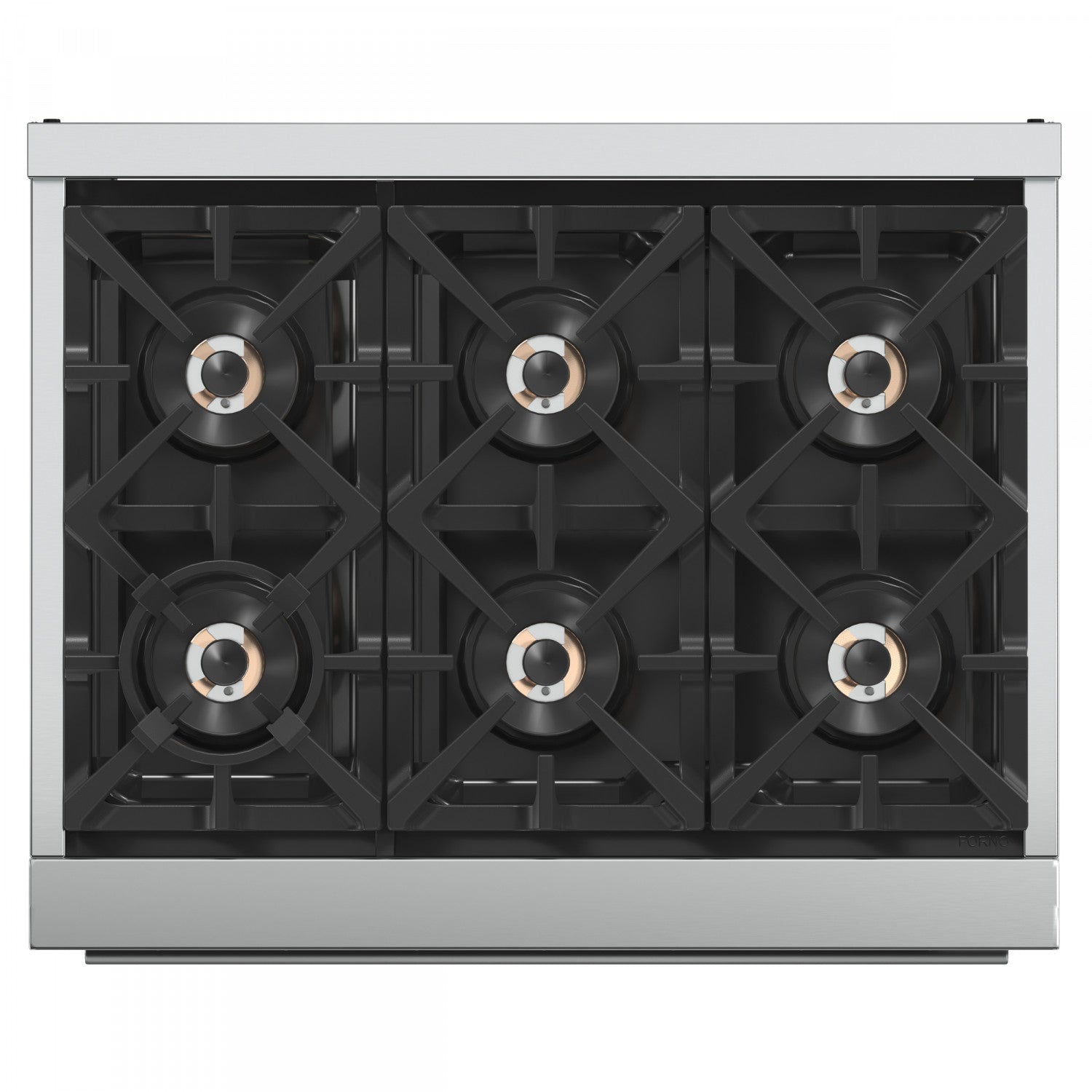 Forno Capriasca 36" Stainless Steel Freestanding Gas Range (5.36 Cu. Ft.) - FFSGS6260-36