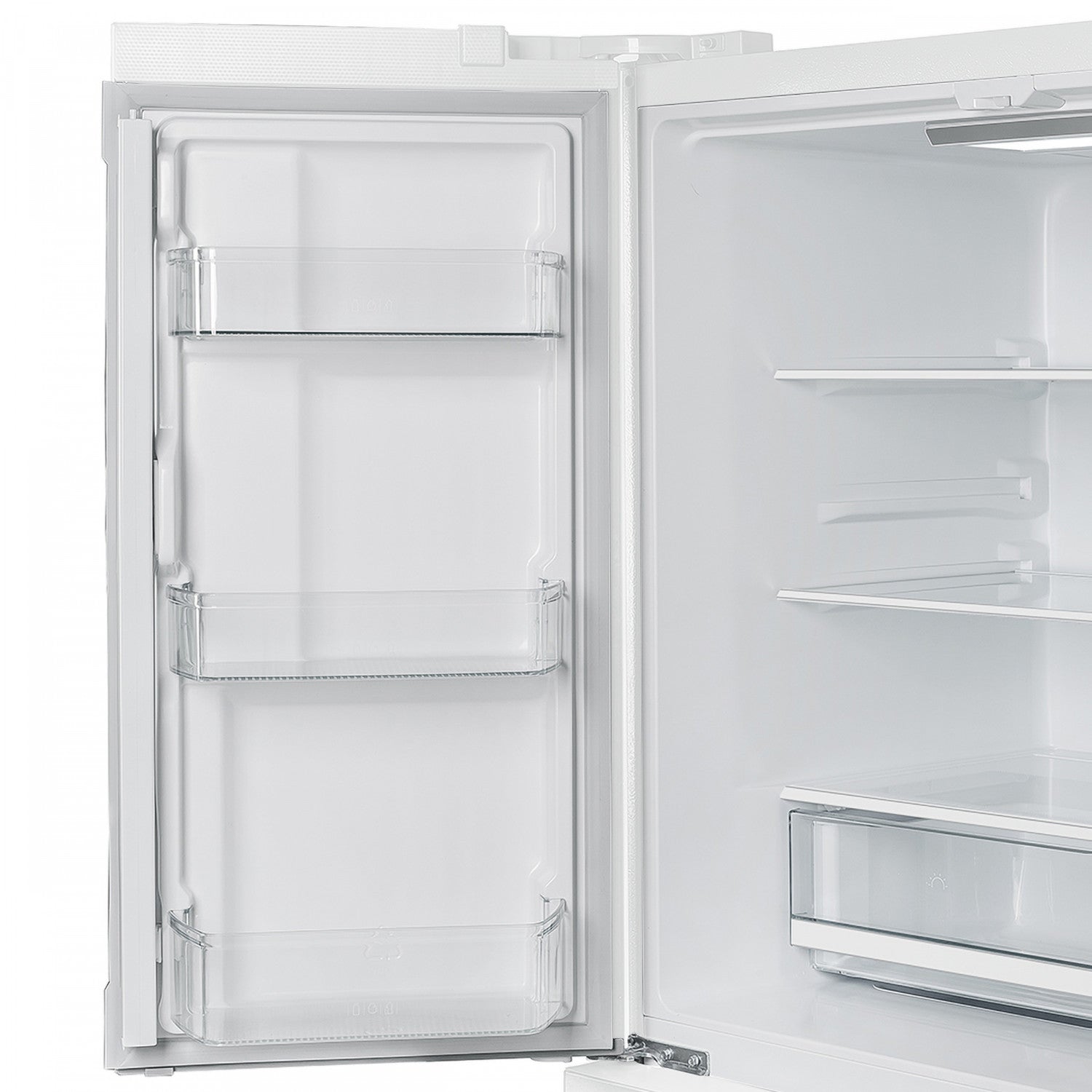 Forno Moena 36" 19.2 Cu.Ft. White Counter-Depth French Door Refrigerator with Ice Maker - FFRBI1820-36WHT