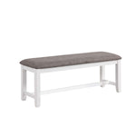 Breeze Bench - White, Grey