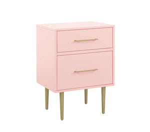 Valerie Glam Table de nuit – rose pâle