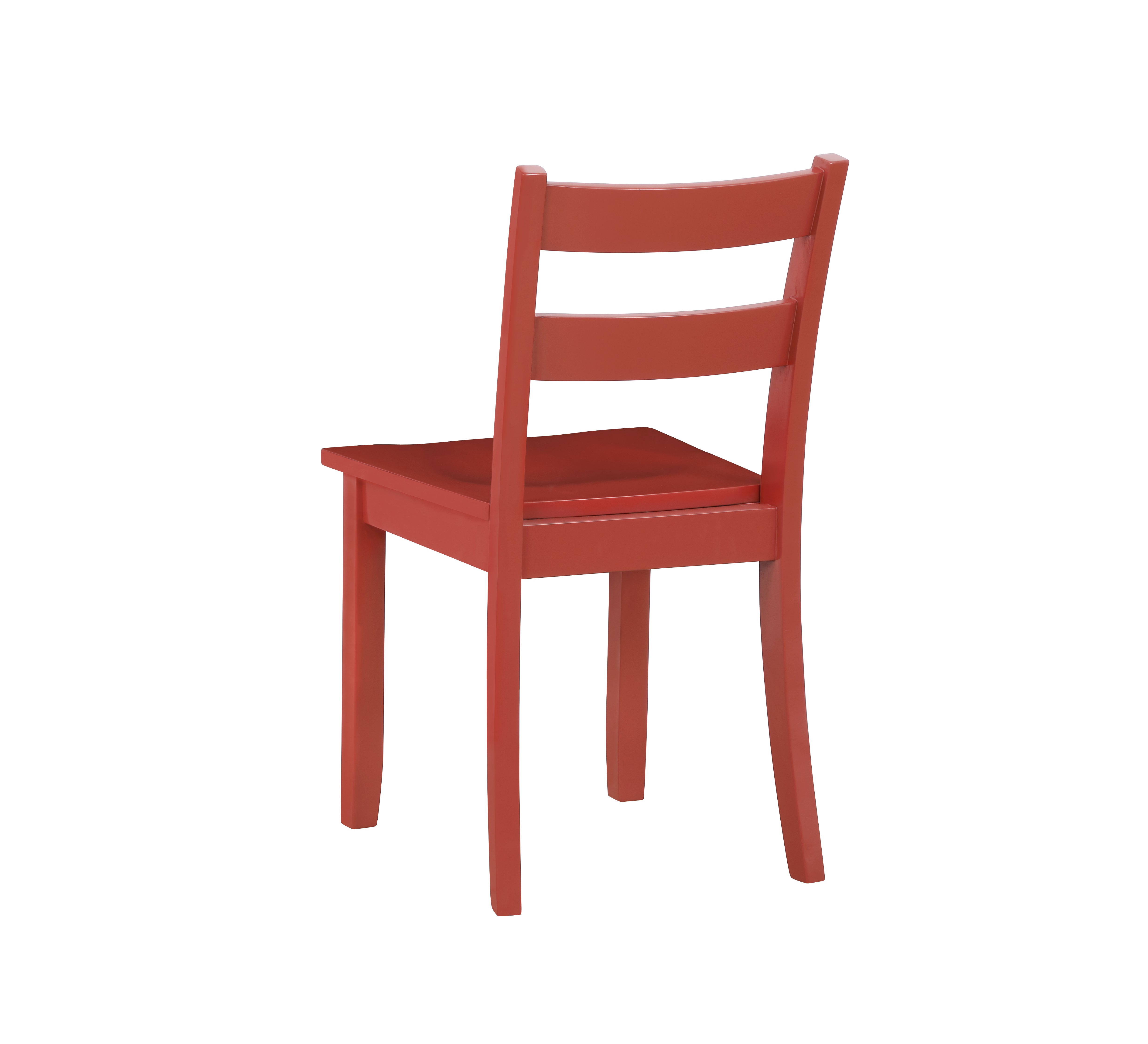Florian 3-Piece Square Drop Leaf Dining Set - White, Red