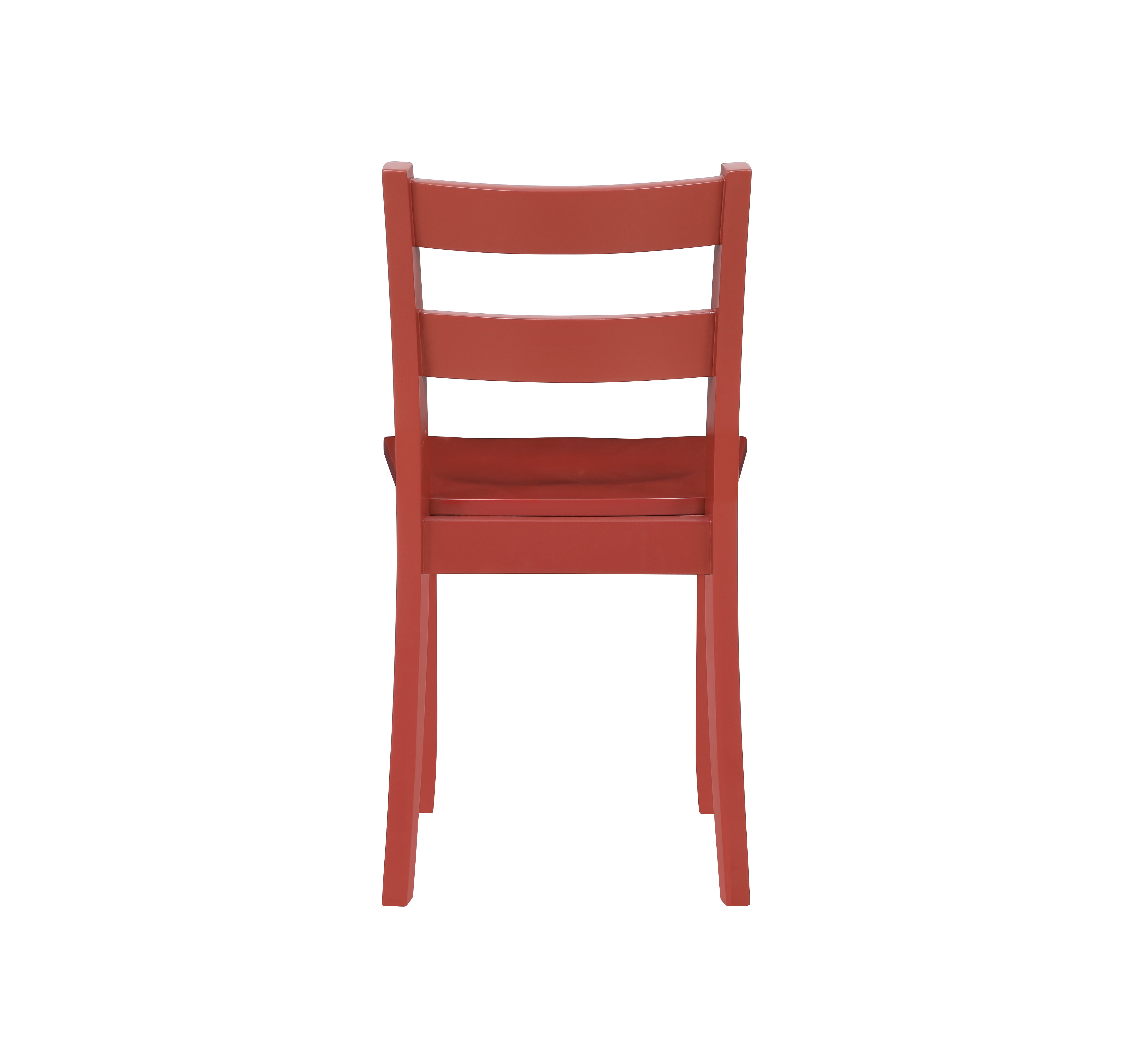Florian 3-Piece Square Drop Leaf Dining Set - White, Red