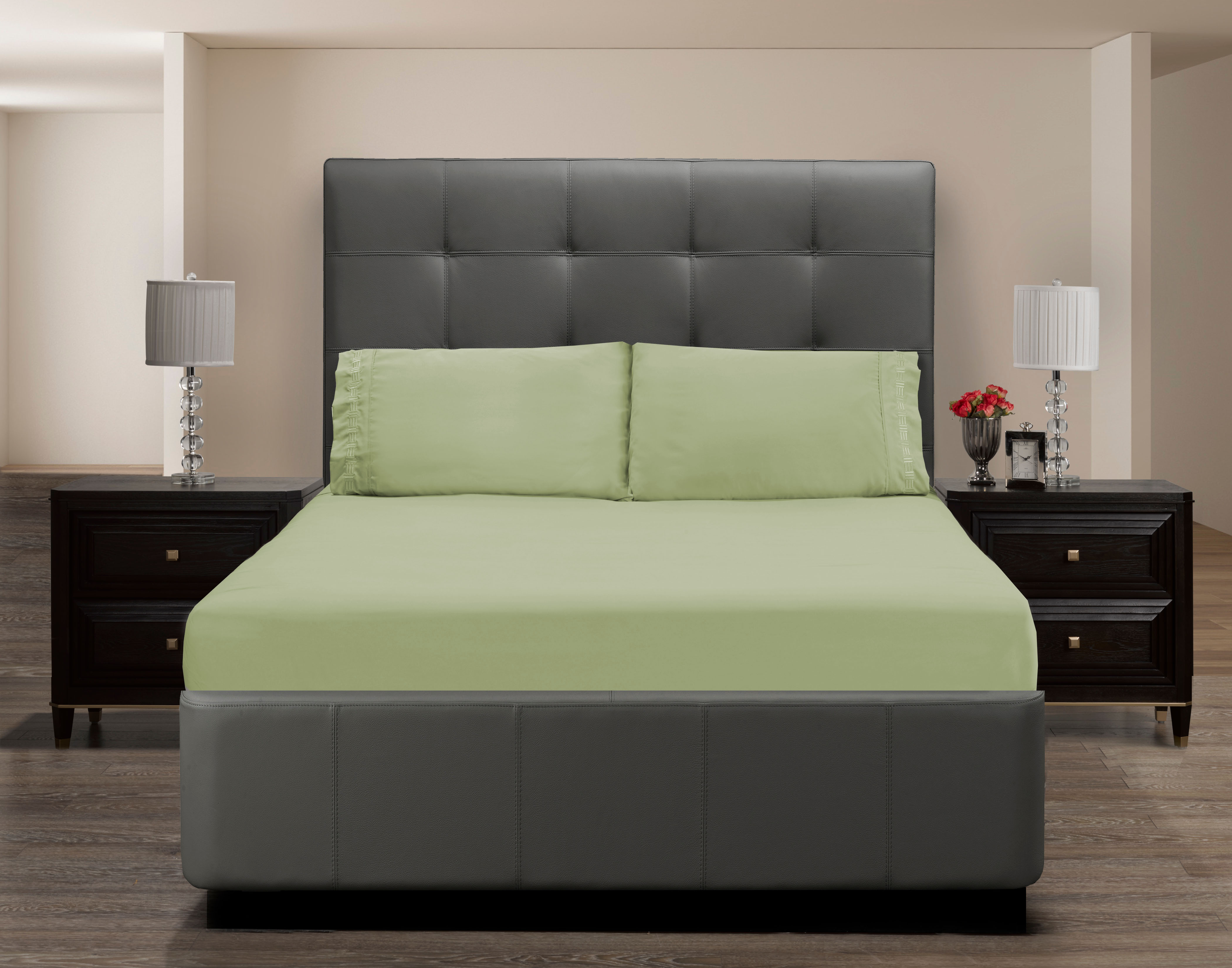 Nilus Queen Sheet Set - Sage