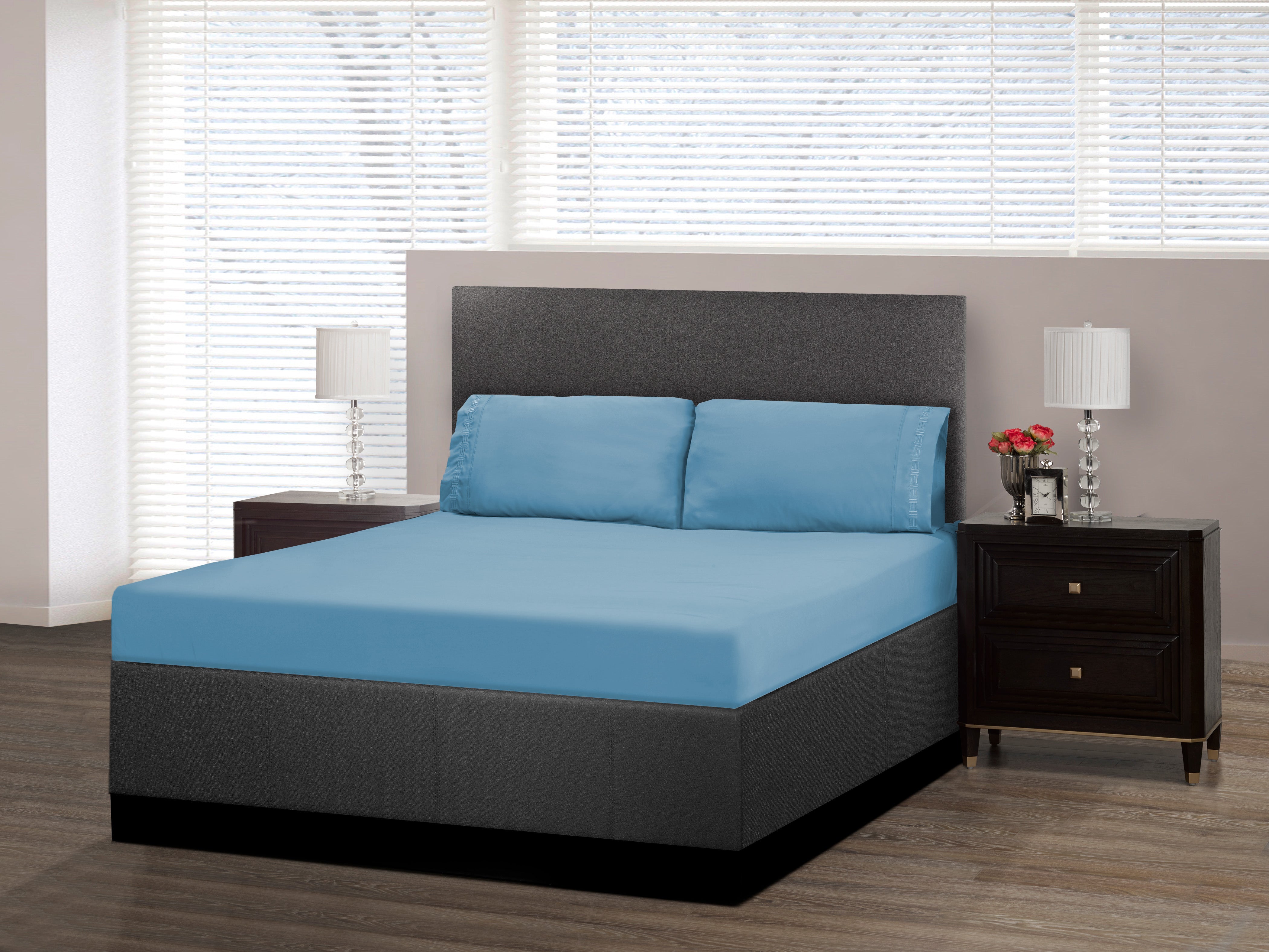 Nilus Queen Sheet Set - Blue