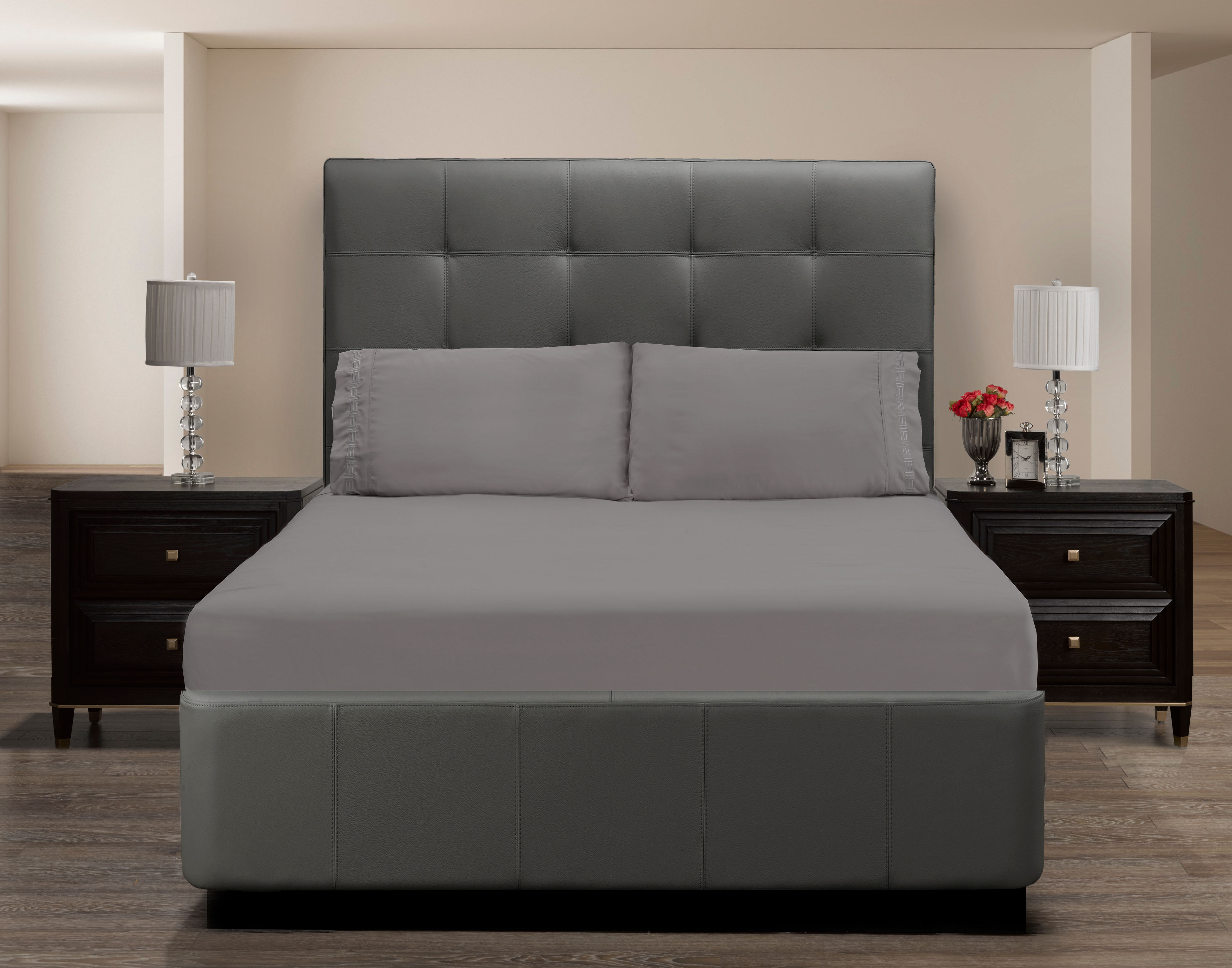 Nilus King Sheet Set - Dark Grey