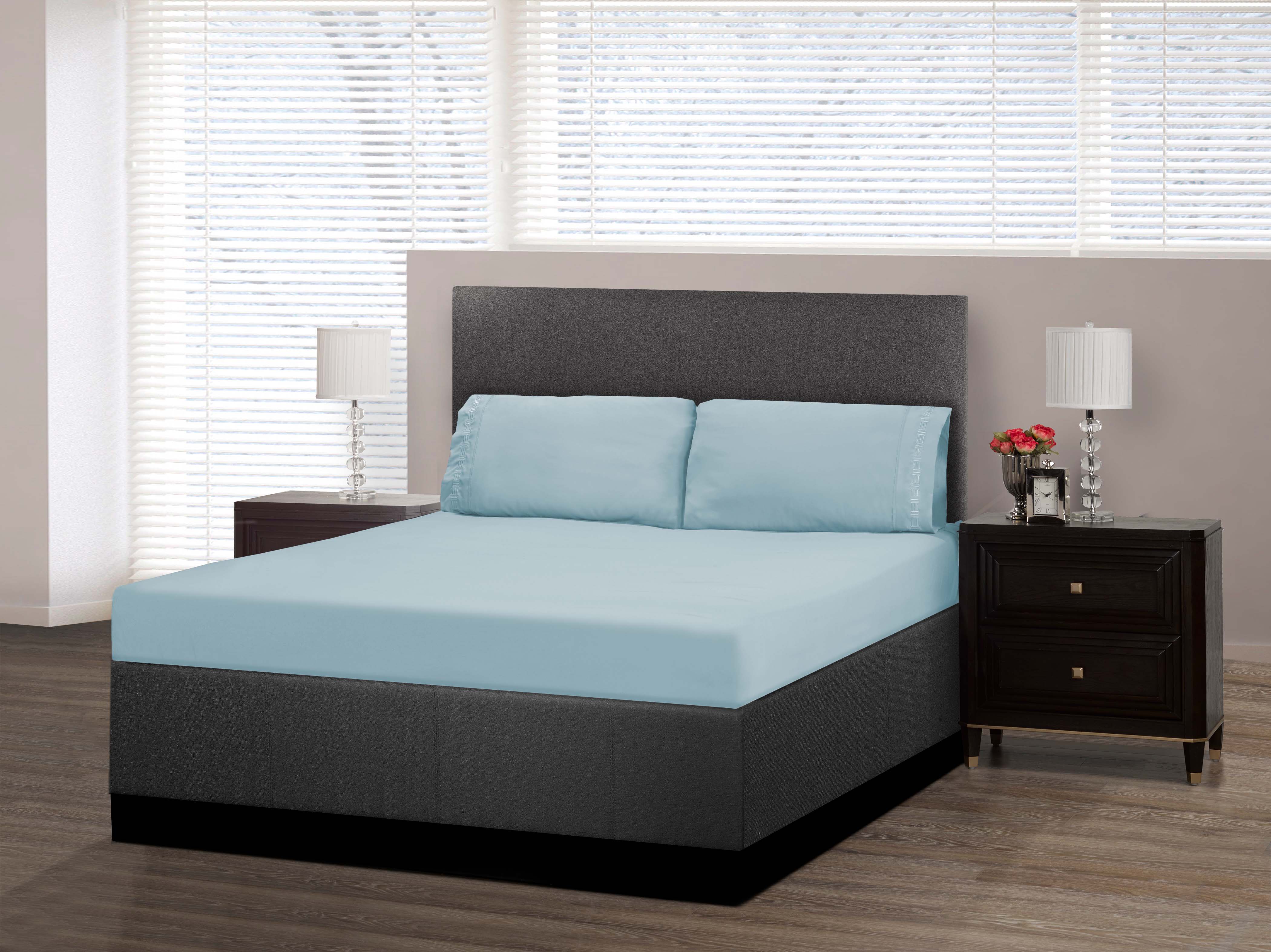 Nilus Queen Sheet Set - Light Blue