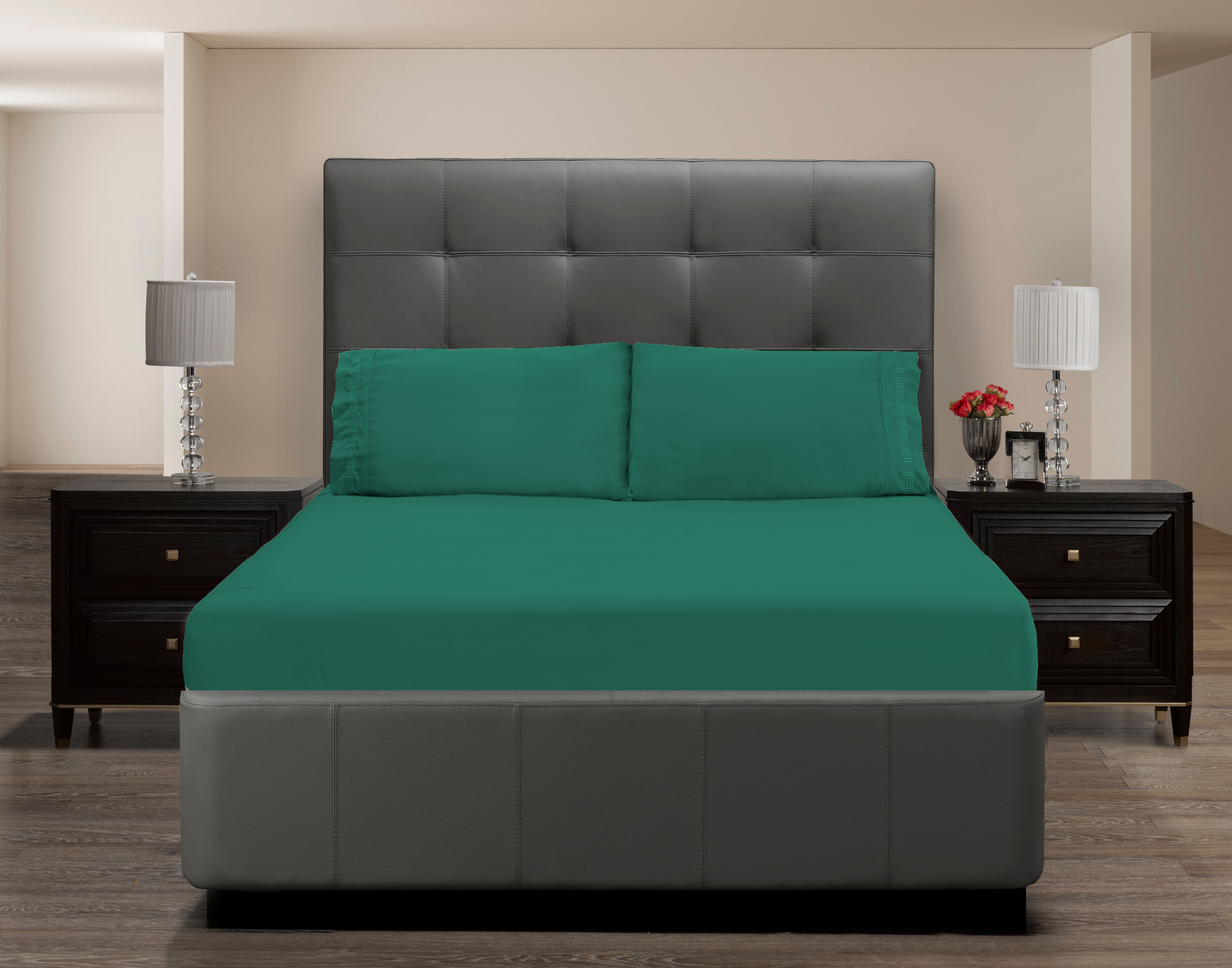 Nilus Queen Sheet Set - Teal