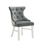 Silvia Dining Chair - White, Grey
