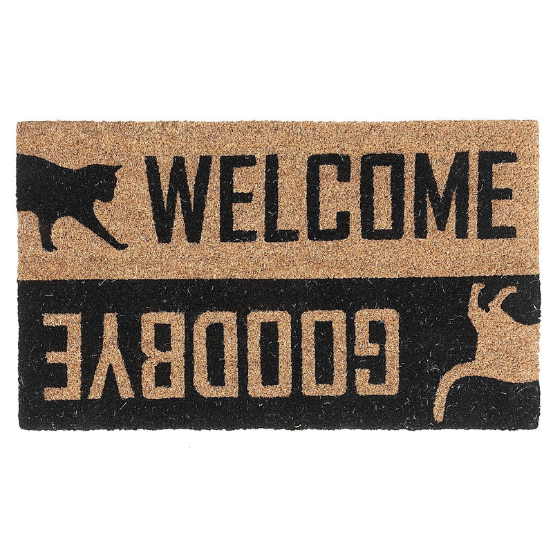 Capacho Coir Welcome & Goodbye Door Mat - Bronze
