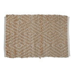 Capacho Jute Diamond Rug Mat - Bronze