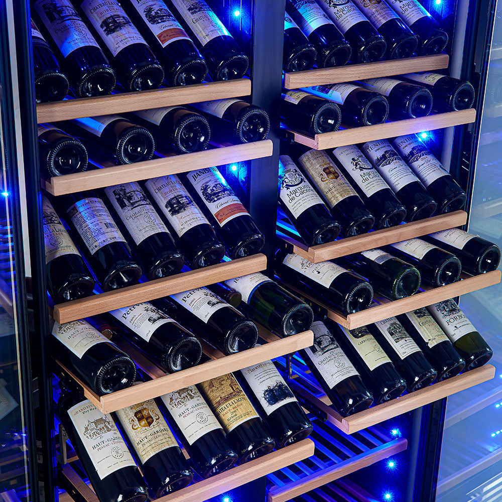 Forno Vernazza 40" 25 Cu.Ft. Stainless Steel 166 Bottle Dual Zone Wine Cellar - FWCDR6642-40S