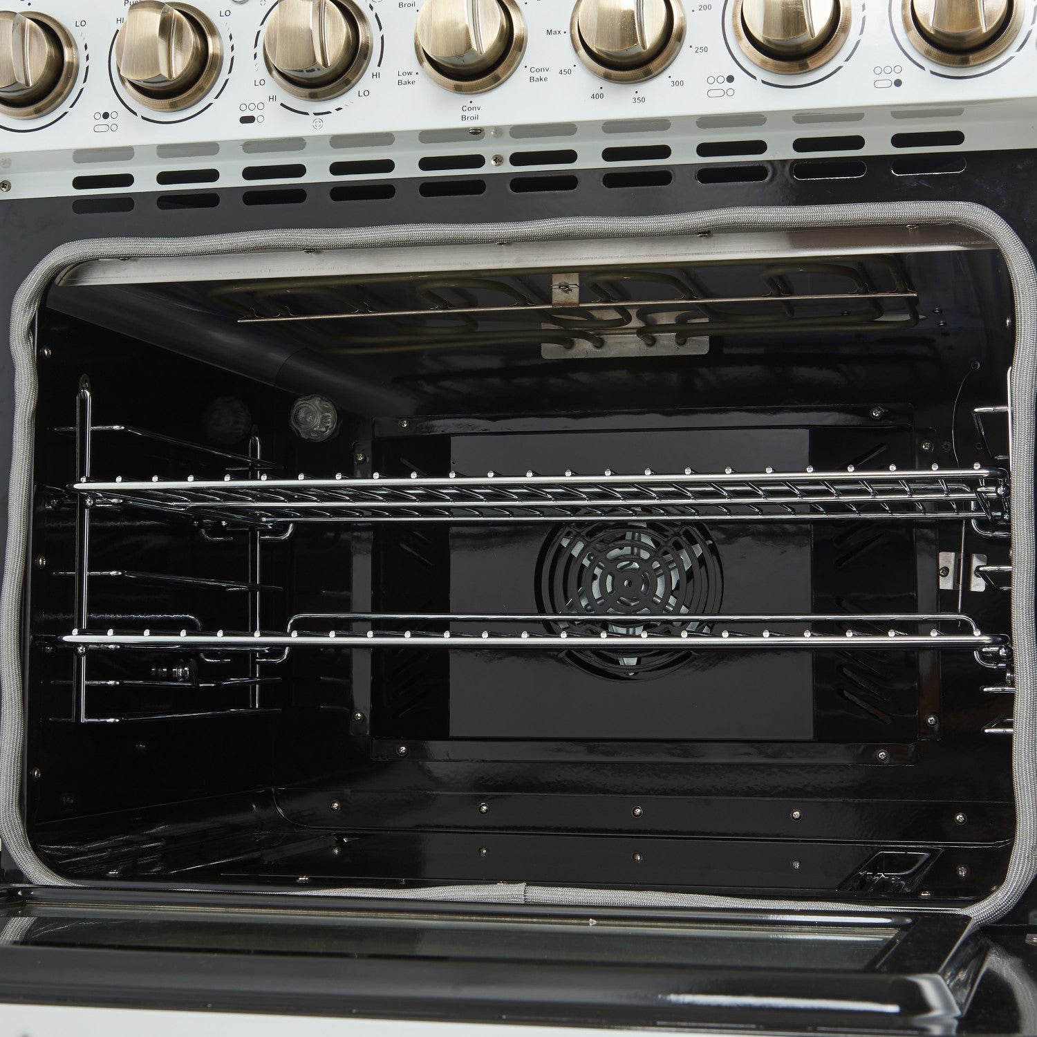 Forno Paolo White Freestanding Electric Range with True Convection (4.38 Cu. Ft.) - FFSEL6011-30WHT