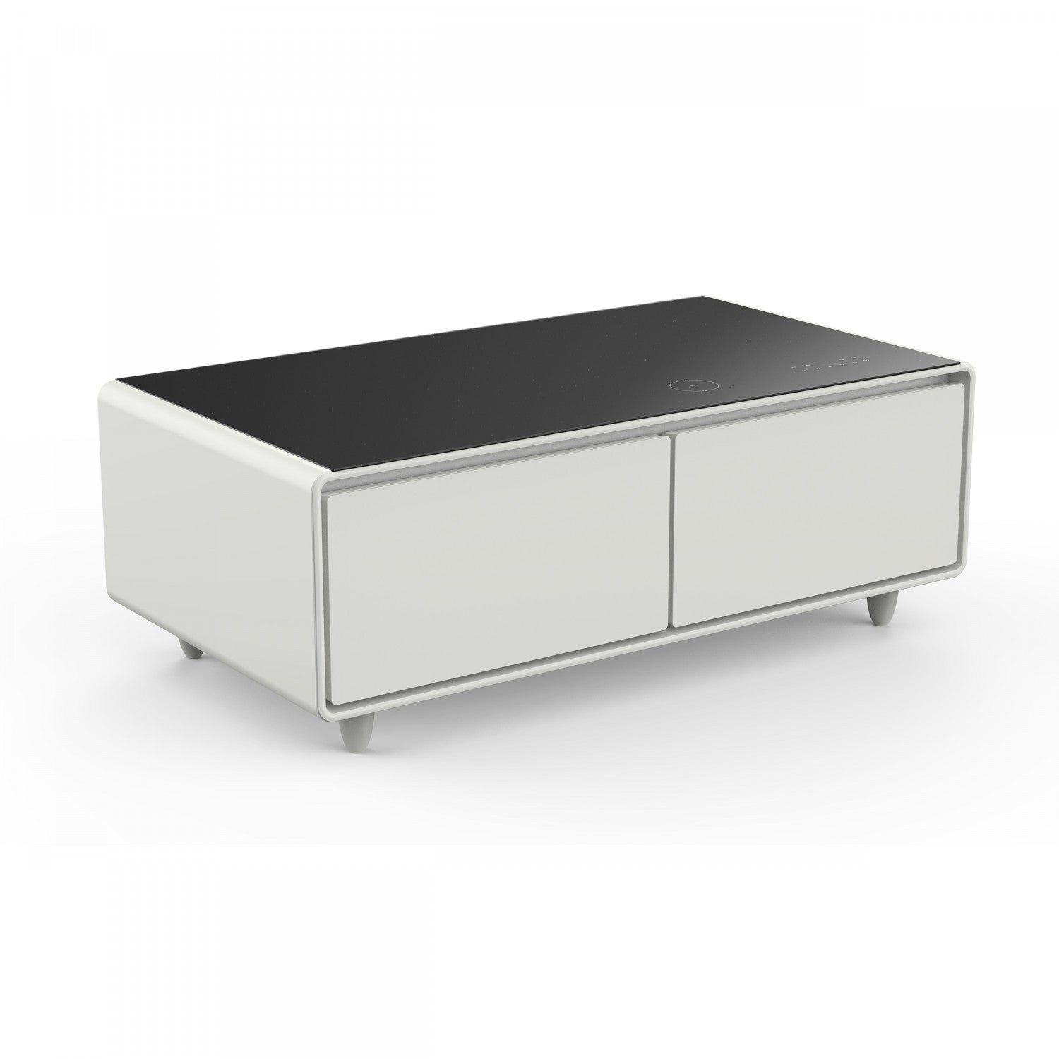 Forno Tavolo Smart Coffee Table With Dual Refrigerator Drawers - White - FCTFR7006-51WHT