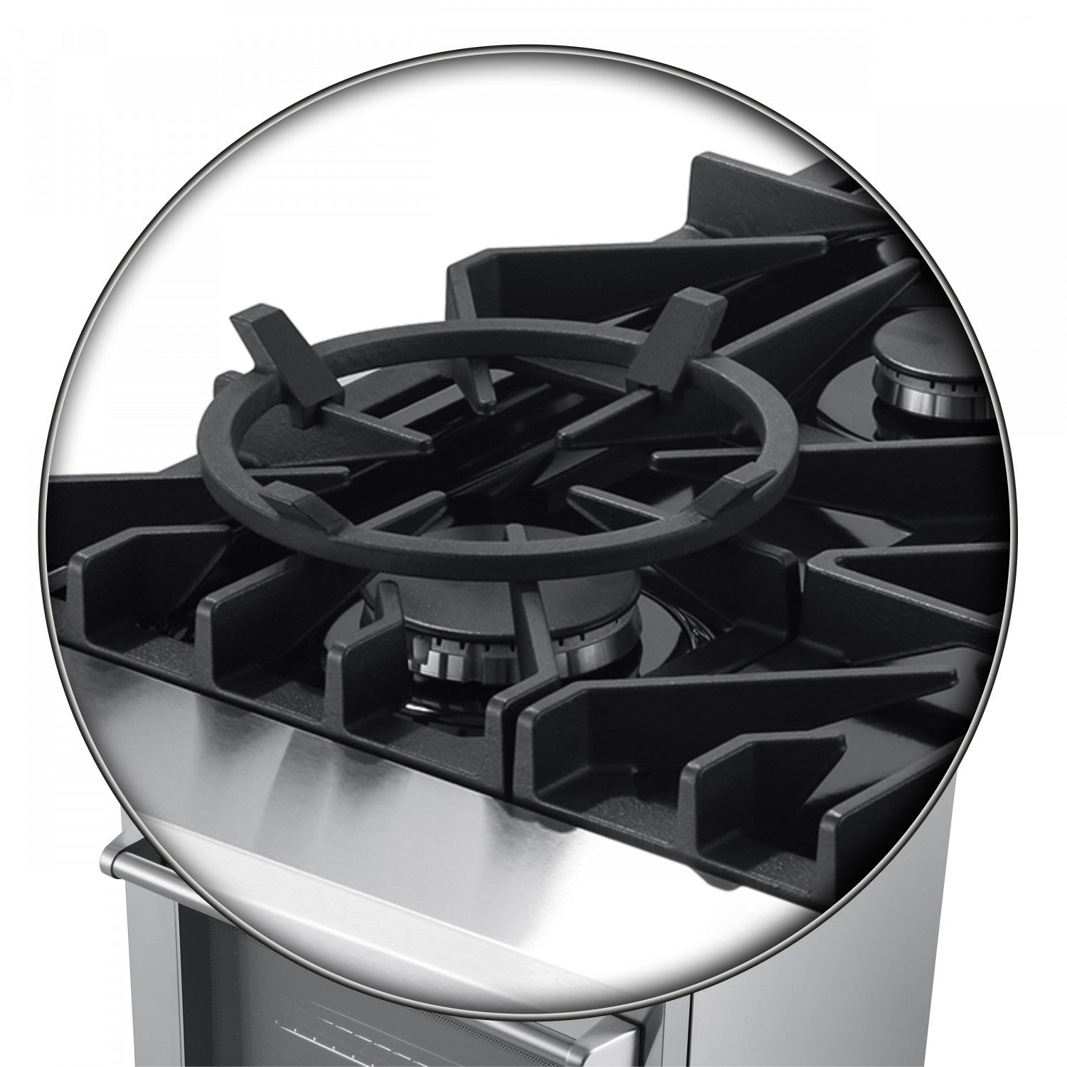 Forno Lazio Stainless Steel Dual Fuel Range with True Convection and Air Fry (4.32 Cu. Ft.) - FFSGS6196-30