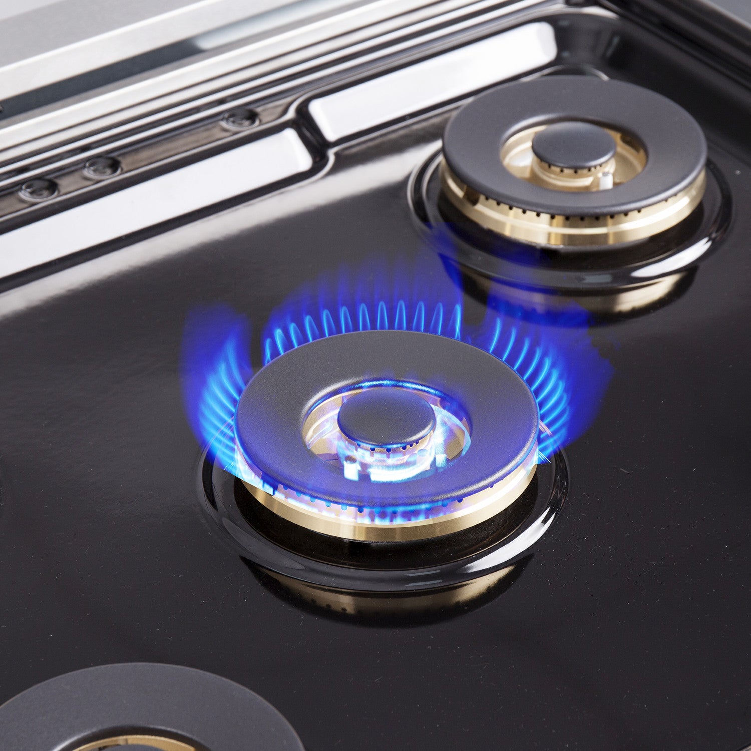 Forno Capriasca 30" Stainless Steel French Door Freestanding Gas Range with Air Fry (4.32 Cu. Ft.) - FFSGS6460-30