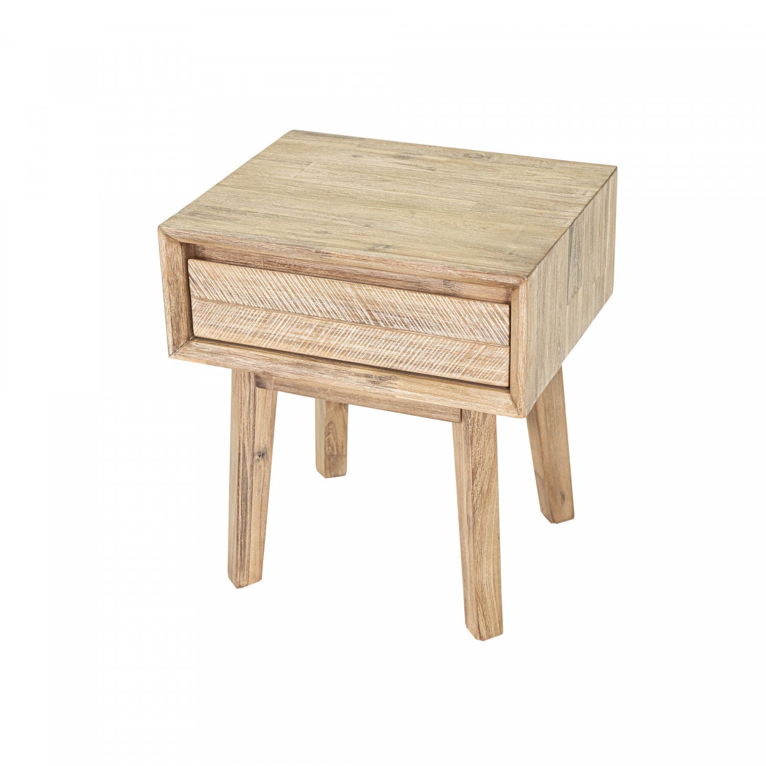 Abenra 1 Drawer Night Table - Light Driftwood