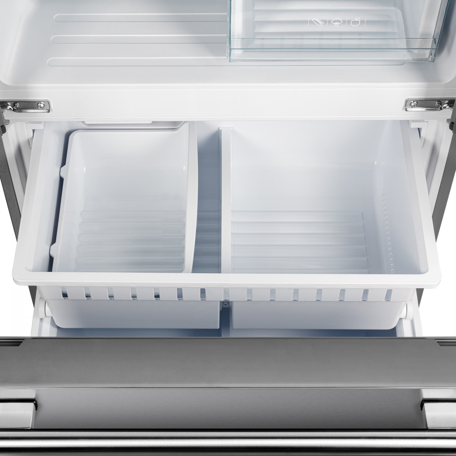 Forno Gallipoli 31" 17.5 Cu.Ft. Stainless Steel French Door Refrigerator - FFFFD1974-31SB