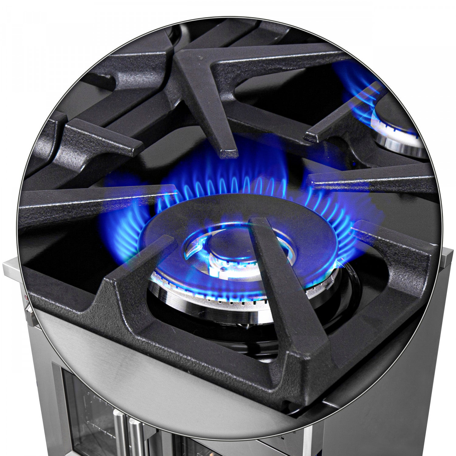 Forno Massimo 36" Stainless Steel French Door Freestanding Gas Range (5.36 Cu. Ft.) - FFSGS6439-36