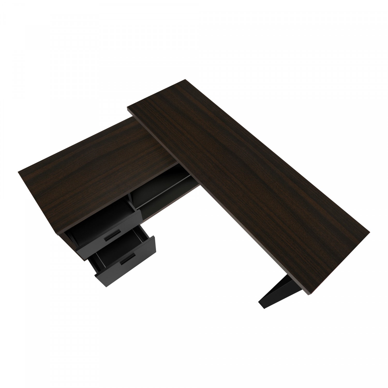 Runo Desk - Espresso Brown
