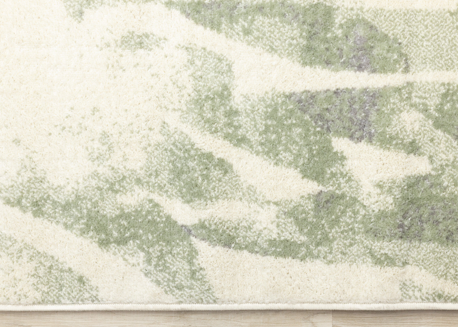 Elise Contemporary Botanical Area Rug - 8' X 11' - Cream/Green