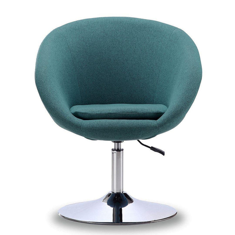 Hita Adjustable Height Swivel Chair - Sky Blue
