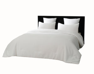 Dans l'abstrait Ens. de literie 5 mcx très grand - blanc